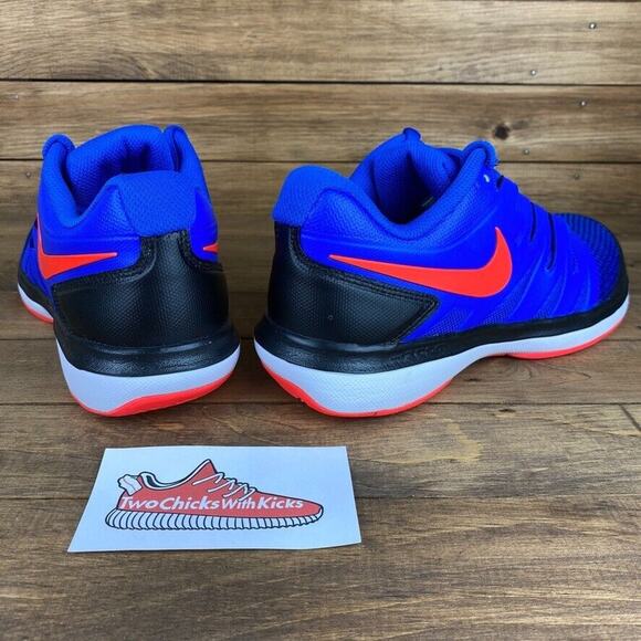 Nike Air Zoom Prestige HC Blue Red Black Tennis Shoes Mens 6.5Y, W 8 AA8020-402 main image 5
